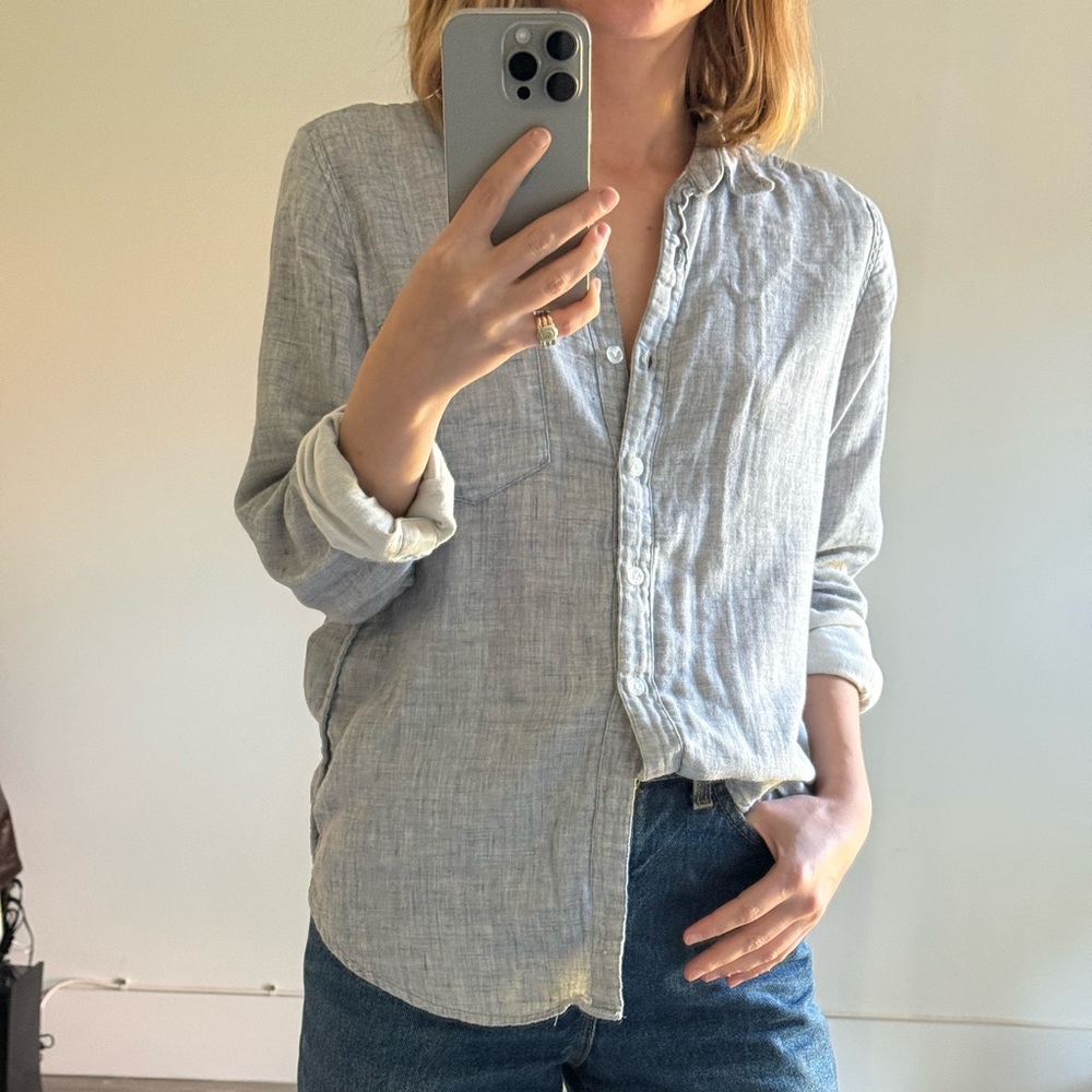 Steven Alan Chambray button down, size M.